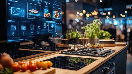 Smart Kitchen Tech-Enhanced Cooking Healthy Cooking Culinary Innovation Food Technology Modern Restaurants Food Establishments
