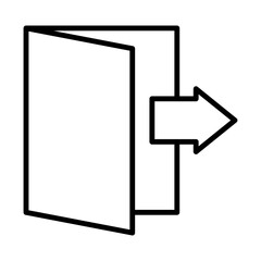 Startup Exit Strategy line icon