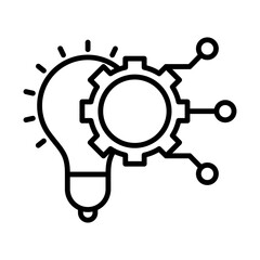 Disruptive Innovation line icon