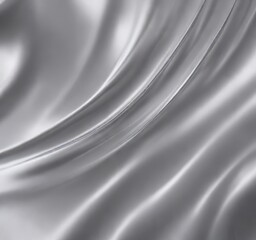 Abstract silver backdrop, smooth flowing lines, dynamic, luxury