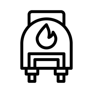 recommend clip art: Water Heater line icon