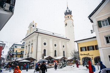 Christmas markets in San Candido. Magical Val Pusteria under the snow.