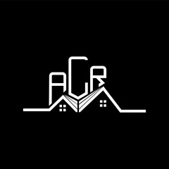 ALR Real state logo design, ALR simple and modern logo. ALR luxurious alphabet design