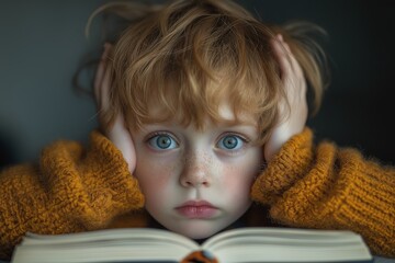 Child struggles with math homework, feeling stressed and overwhelmed