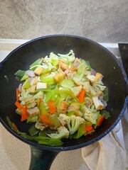 chicken with vegetables