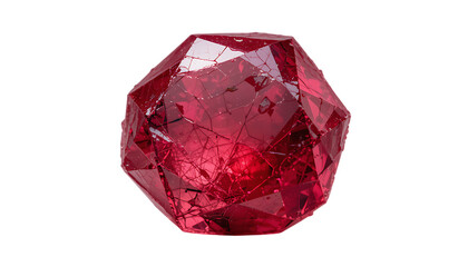 The Radiant Red Garnet A Stunning Display of Nature's artistry and Gemological Brilliance