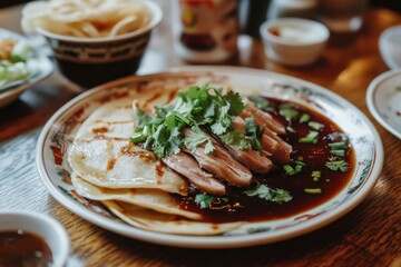 Scrumptious Crispy Duck with Aromatic Sauce