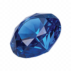 abstract 3d ruby stone in different colour style isolated on white background