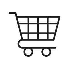 Shopping icon vector image. Suitable for mobile apps, web apps and print media.