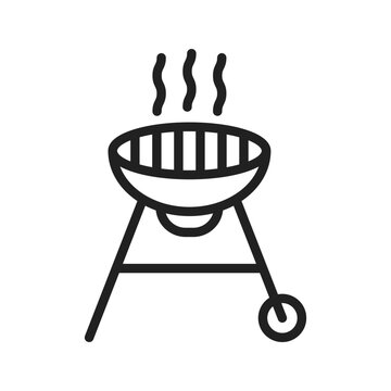 Barbaque icon vector image. Suitable for mobile apps, web apps and print media.