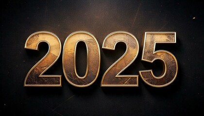 Happy new year 2025 beautiful abstract design banner