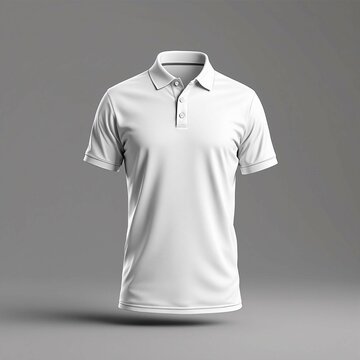 White t shirt isolated on white background, t shirt template, t shirt mockup