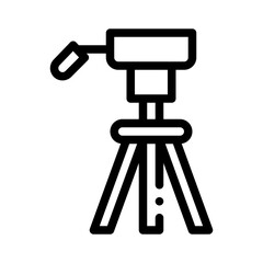 tripod line icon