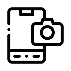 smartphone line icon
