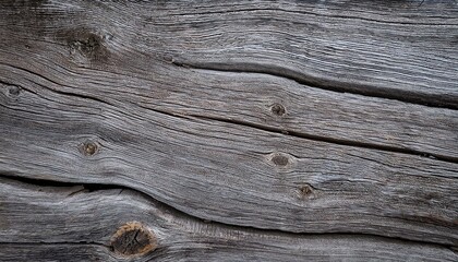 Naklejka premium 風雨にさらされて自然にグレーがかった古い木材の表面
