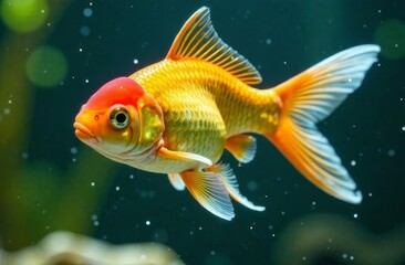 goldfish in aquarium
