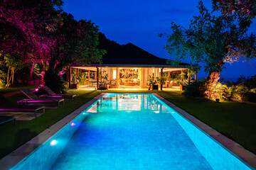 View of Laem Sor villa in South Samui, Thailand