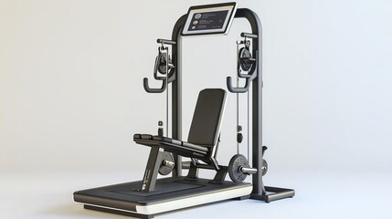 Modern Fitness Equipment in High Resolution