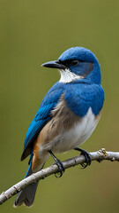 blue jay on a branch