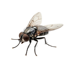 Fly Isolated On Transparent Background, perfect for educational materials, pest control designs, and biology projects