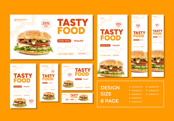 Food Web Banner Set Layout