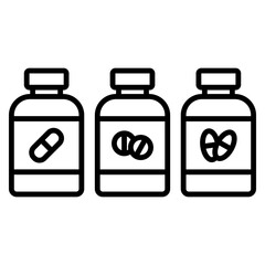 알약 약병 아이콘 