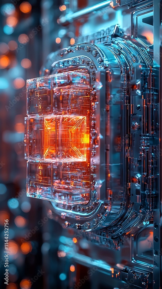 Poster secure virtual vault with layered digital barriers and encrypted data cubes