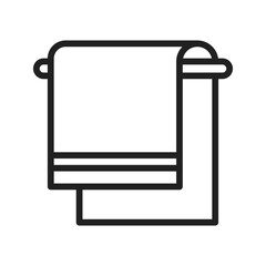 Towels icon vector image. Suitable for mobile apps, web apps and print media.