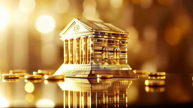 gold finance background