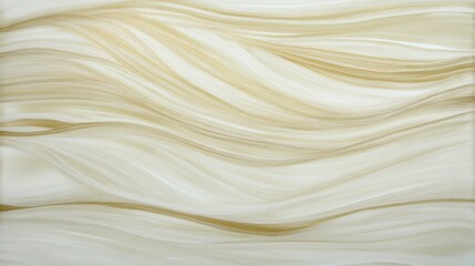 Obraz premium Elegant flowing fabric in warm beige, soft gold, and ivory tones, creating delicate waves and silky textures reminiscent of luxurious materials moving gently in the breeze.