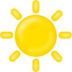 sun, yellow sun icon, 3d sun, sun on white, sun on blank, sun sticker, sun design, sun shine, sun element, sunny, sun png, sun, sun cartoon