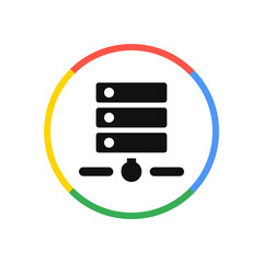 Fototapeta premium Server Icon 