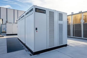 Modern Electrical Control Panels at a Power Station