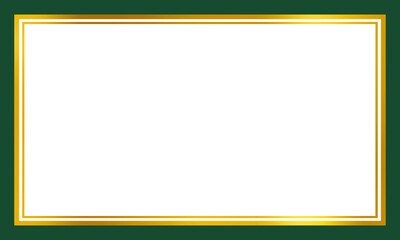 Obraz premium Islamic frame. Luxury border frame. Dark green, blue and red with gold line. Arabic ornate frame