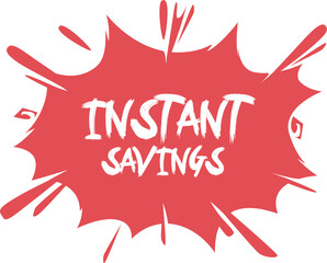 instant savings