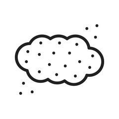 Dust icon vector image. Suitable for mobile apps, web apps and print media.