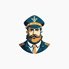 Sailor face icon. Trendy Sailor face logo concept on white background from People collection.