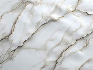 Obraz premium White Marble Texture - Subtle Veins on a Smooth White Surface
