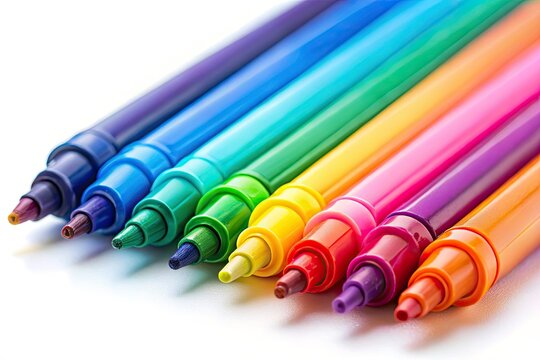 Colorful Felt Tip Pens, Miniature Tilt-Shift Photography, Stationery Supplies, Art Supplies, Office Supplies, Craft Supplies, Back to School