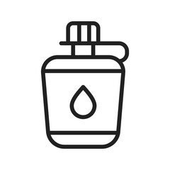 Canteen icon vector image. Suitable for mobile apps, web apps and print media.