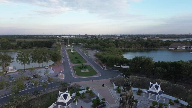 Public park, tourist attraction, Phra Nakhon Si Ayutthaya, Thailand 12 19 2024