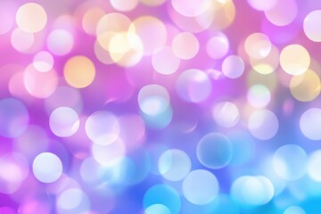 Fototapeta premium Abstract Pastel Bokeh Background With Soft Colors