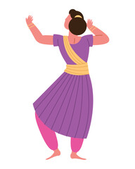 woman dancer performing bharatanatyam