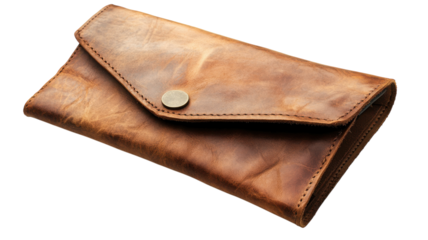Elegant Leather Document Holder with Classic Flap for Professionals and Students, Perfect for Organizing Important Papers and Presentations.