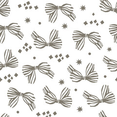 Vintage seamless pattern. Vector background.