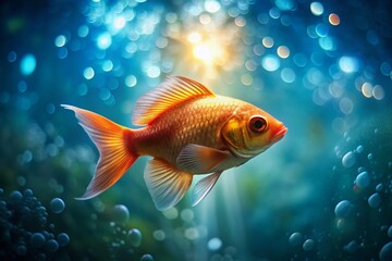 Fototapeta premium Bulb Fish Aquarium, Exotic Fish, Rare Fish, Fish Photography, Underwater Photography, Aquatic Life, Close Up Fish