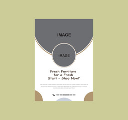 Furniture Flyer Design Template.