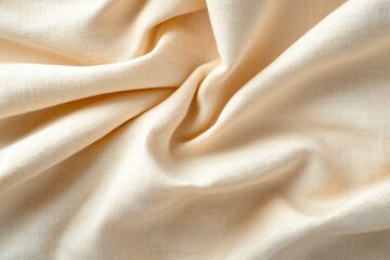 Obraz premium Soft Beige Fabric Texture for Backgrounds and Design Projects