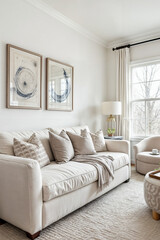 Fototapeta premium modern interior home decor living room interior