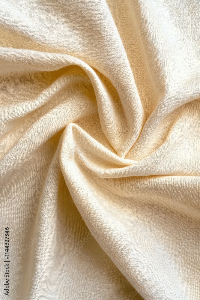 Aufkleber Soft Cream Fabric Texture Close Up for Background Design Use
